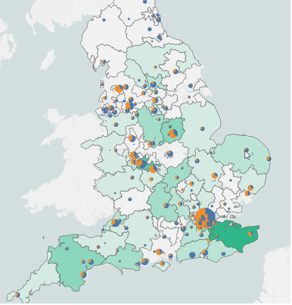 Mapping information can lead to valuable data insights by helping you visualise data in new ways